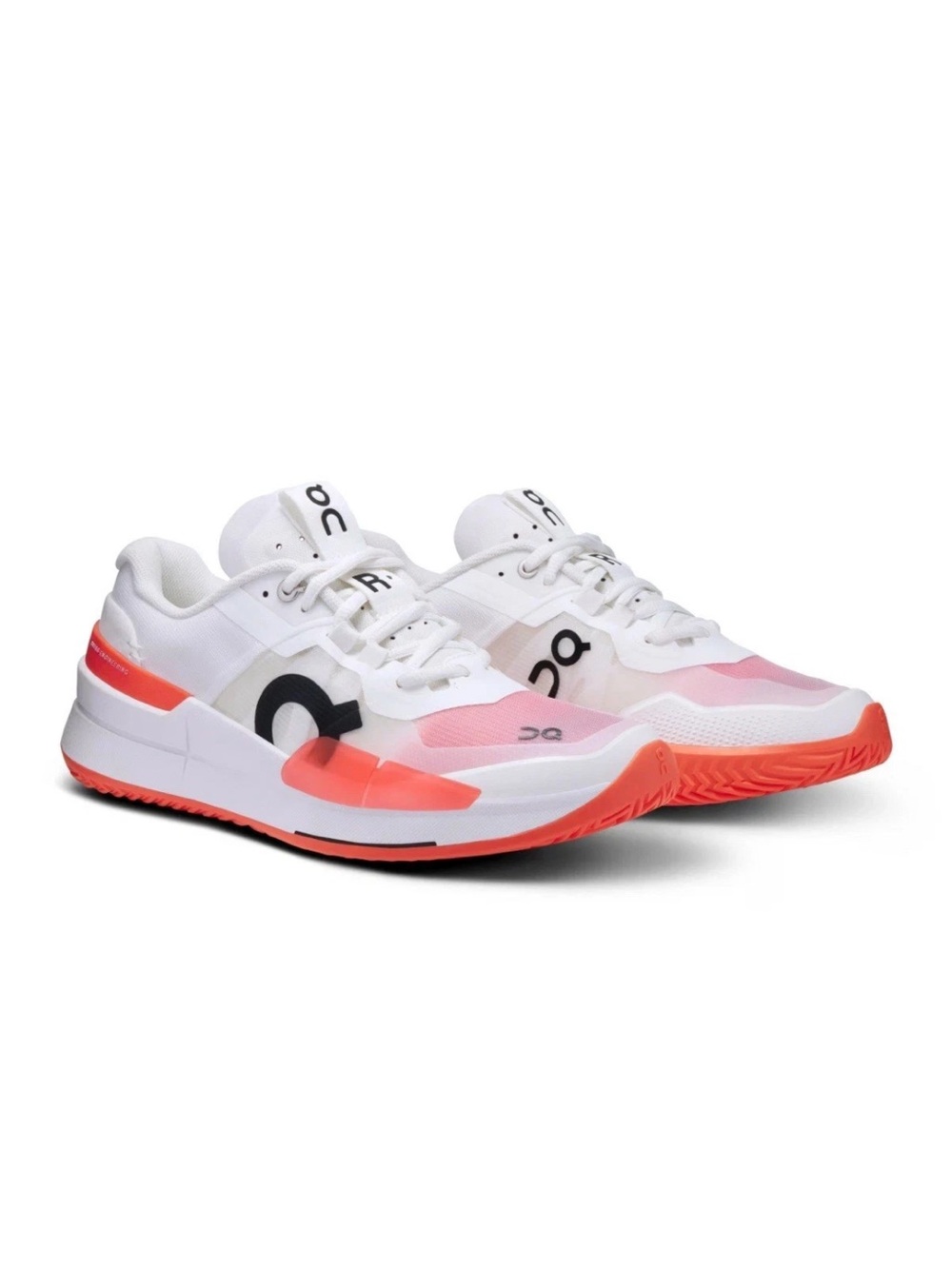 ON CLOUD WOMENS THE ROGER PRO 2 CLAY SHOES WHITE FLAME NEW WITH BOX